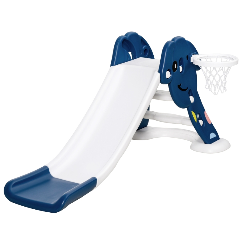 Tobogán infantil con canasta de baloncesto HOMCOM