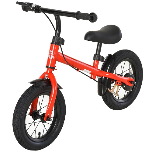 bicicleta infantil con ruedas hinchables