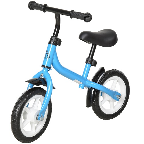 bicicleta sin pedales infantil de color azul claro