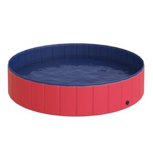 D01-014RD piscina para perros roja