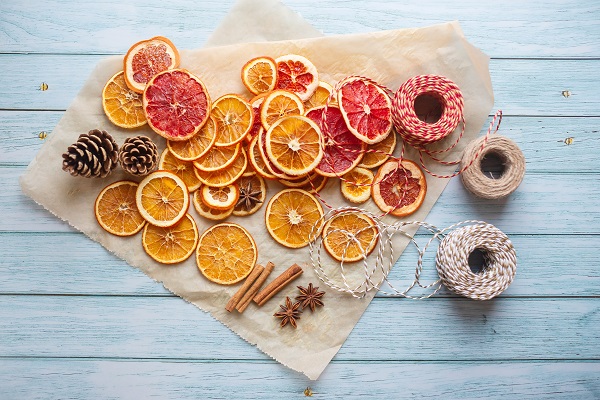 naranjas deshidratadas