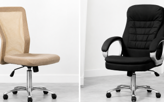 Silla de malla vs tela