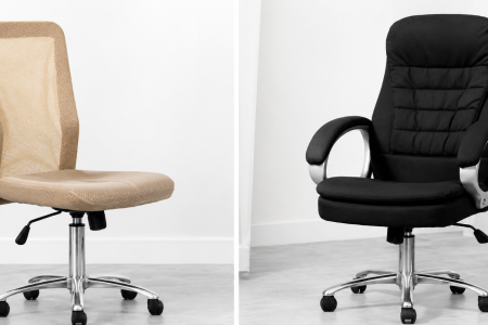 Silla de malla vs tela