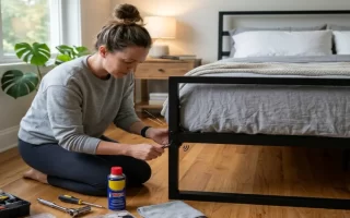 Cómo evitar que la estructura metálica de una cama cruja reparando uniones