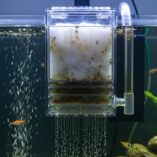 Filtro de mochila para acuario