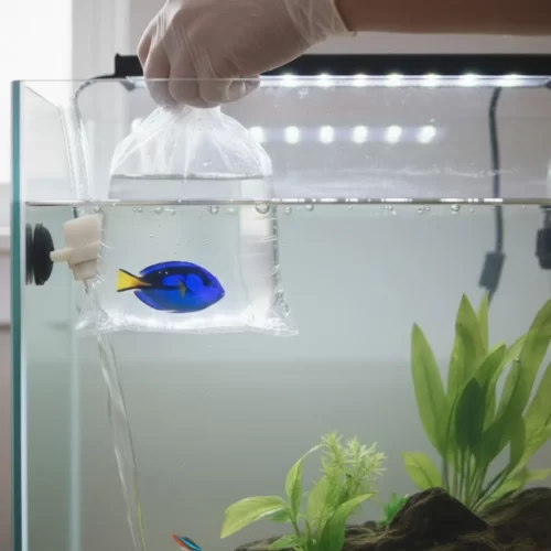 aclimatando-pez-en-bolsa-al-agua-del-tanque