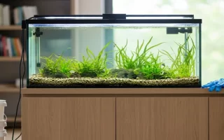 acuario-de-vidrio-envuelto-con-plastico-burbuja