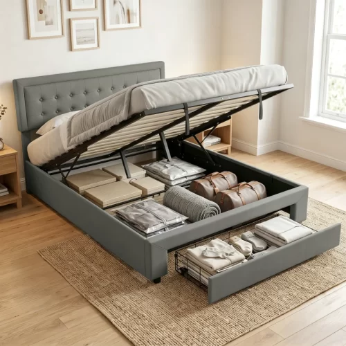 cama-ottoman-gris-elevada-bolsas-almacenaje.webp